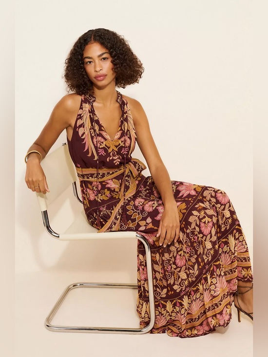 FARM Rio Dresses & Skirts - Farm Rio burgundy Bella maxi dress